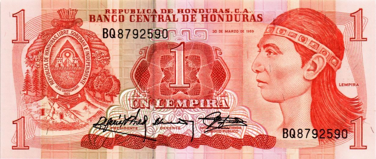 ГОНДУРАС 1 ЛЕМПИРА мини 1