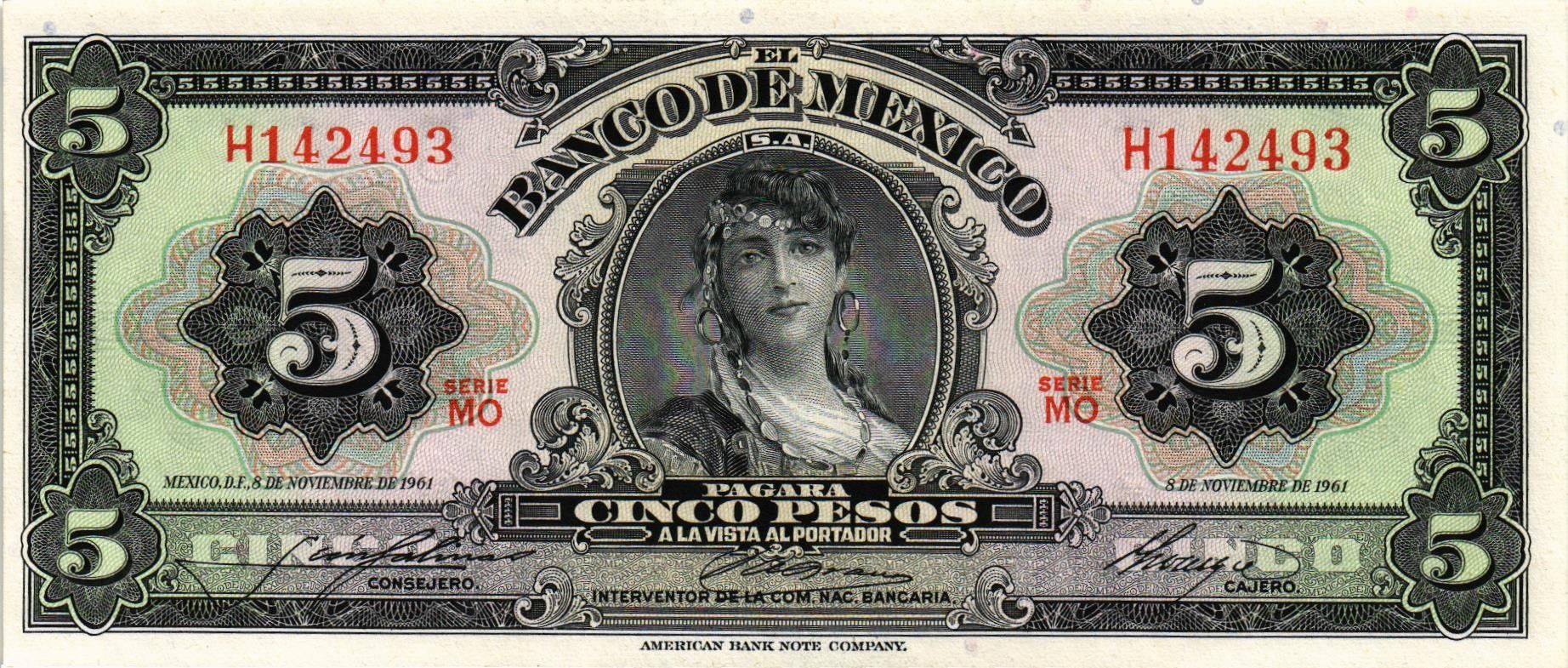 МЕКСИКА 5 ПЕСО