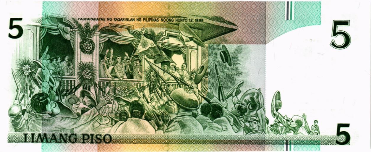 ФИЛИППИНЫ 5 ПЕСО мини 2