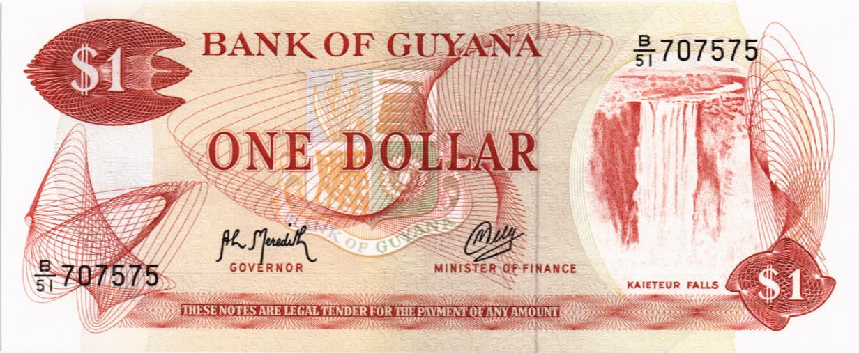 ГАЙАНА 1 ДОЛЛАР мини 1