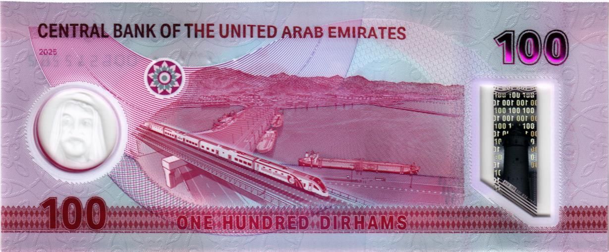 ОАЭ 100 ДИРХАМ мини 2