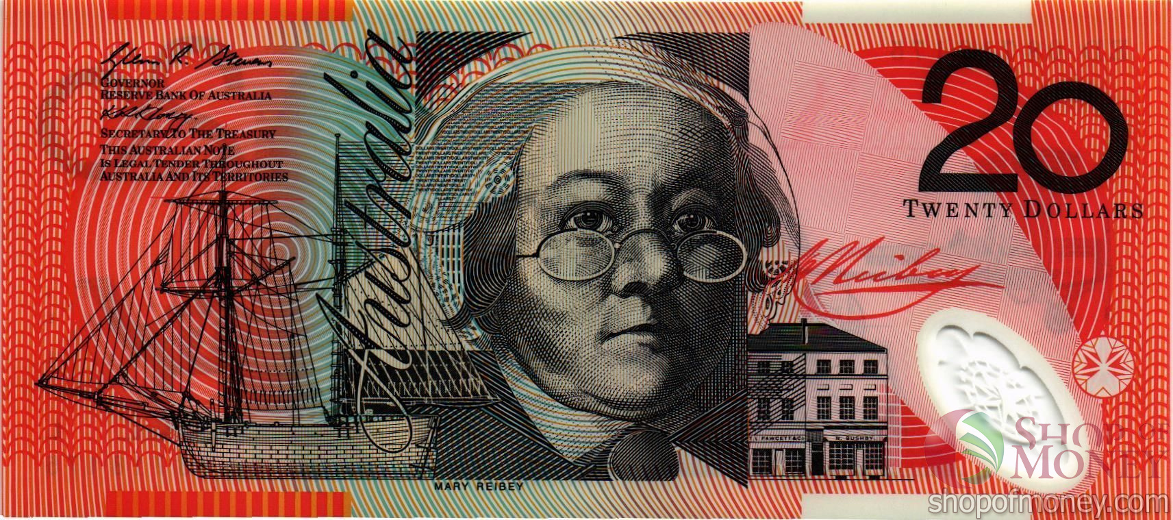 АВСТРАЛИЯ 20 ДОЛЛАРОВ мини 1