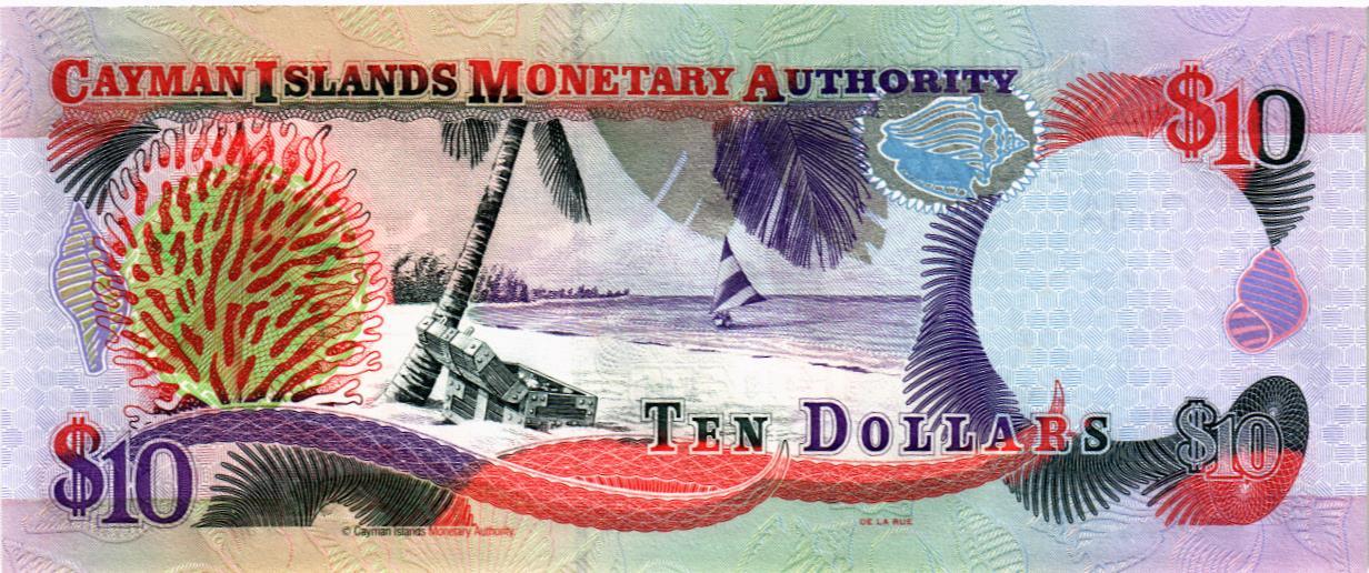 КАЙМАНОВЫ ОСТРОВА 10 ДОЛЛАРОВ мини 2