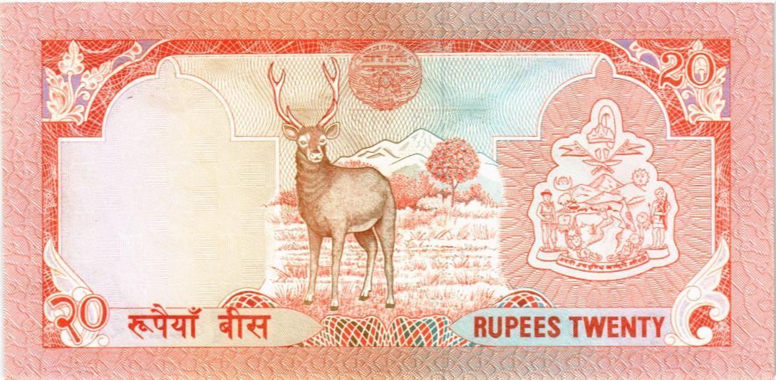 НЕПАЛ 20 РУПИЙ мини 2