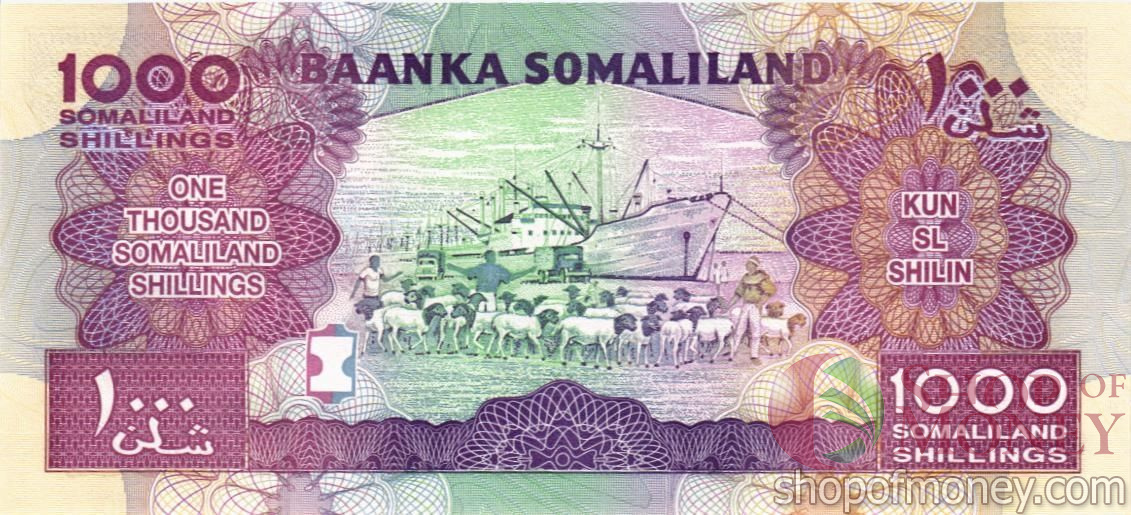 СОМАЛИЛЕНД 1000 ШИЛЛИНГОВ мини 2