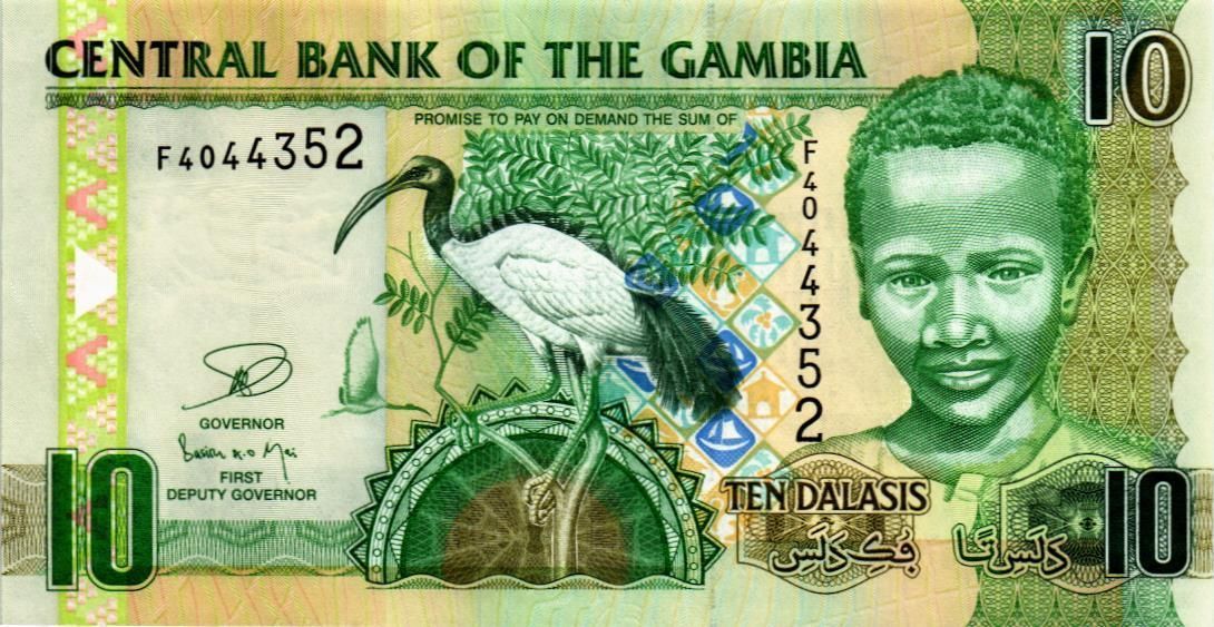 ГАМБИЯ 10 ДАЛАСИ