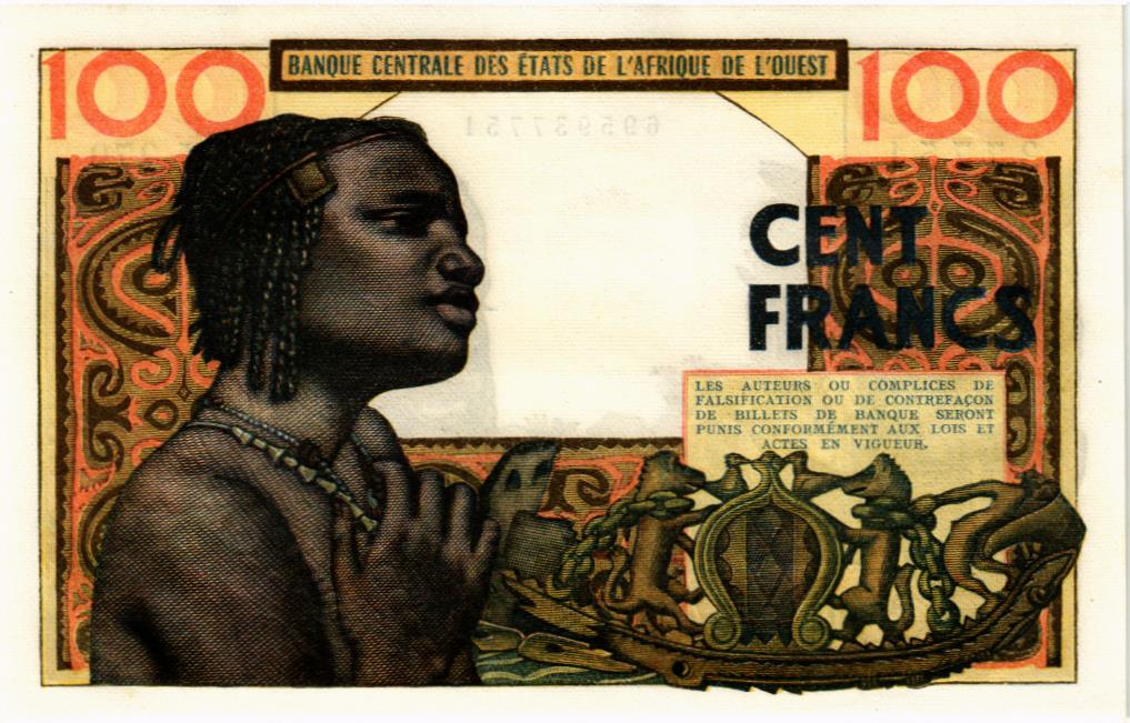 WAS - ЗАПАДНАЯ АФРИКА 100 ФРАНКОВ мини 2