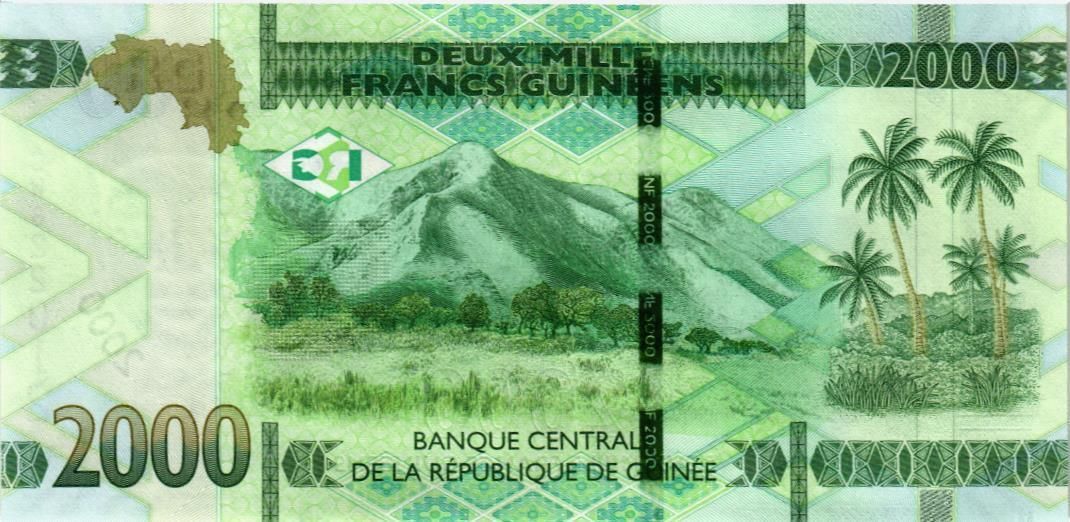 ГВИНЕЯ 2000 ФРАНКОВ 2
