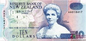 НОВАЯ ЗЕЛАНДИЯ 10 ДОЛЛАРОВ 1