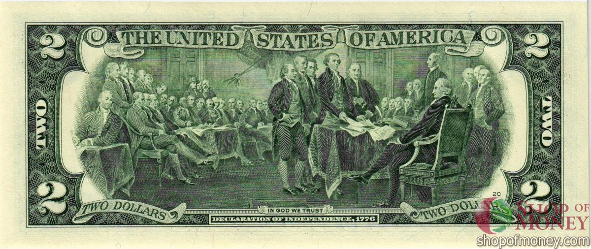 США 2 ДОЛЛАРА (A-Бостон) 2