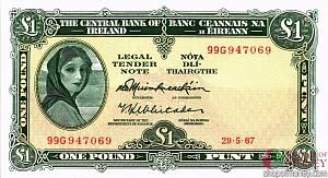 ИРЛАНДИЯ 1 ФУНТ 1