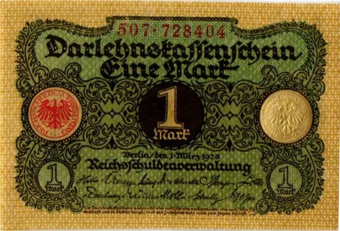 ГЕРМАНИЯ 1 МАРКА 1