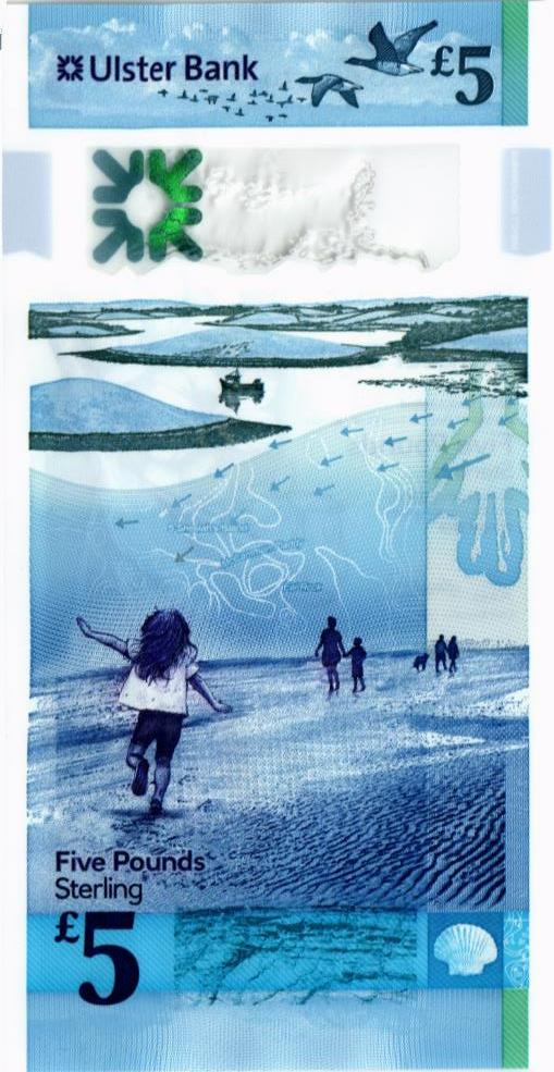 СЕВЕРНАЯ ИРЛАНДИЯ 5 ФУНТОВ (ULSTER BANK) 2