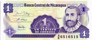 НИКАРАГУА 1 ЦЕНТАВО 1