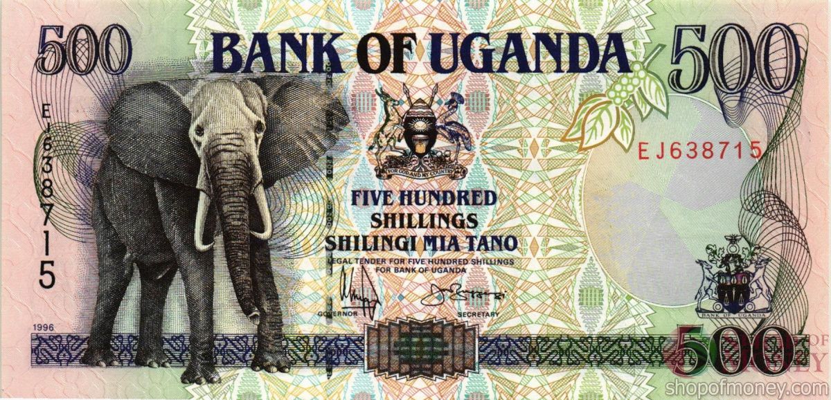 УГАНДА 500 ШИЛЛИНГОВ 1