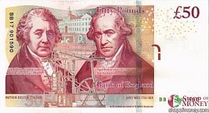 ВЕЛИКОБРИТАНИЯ/АНГЛИЯ 50 ФУНТОВ 2