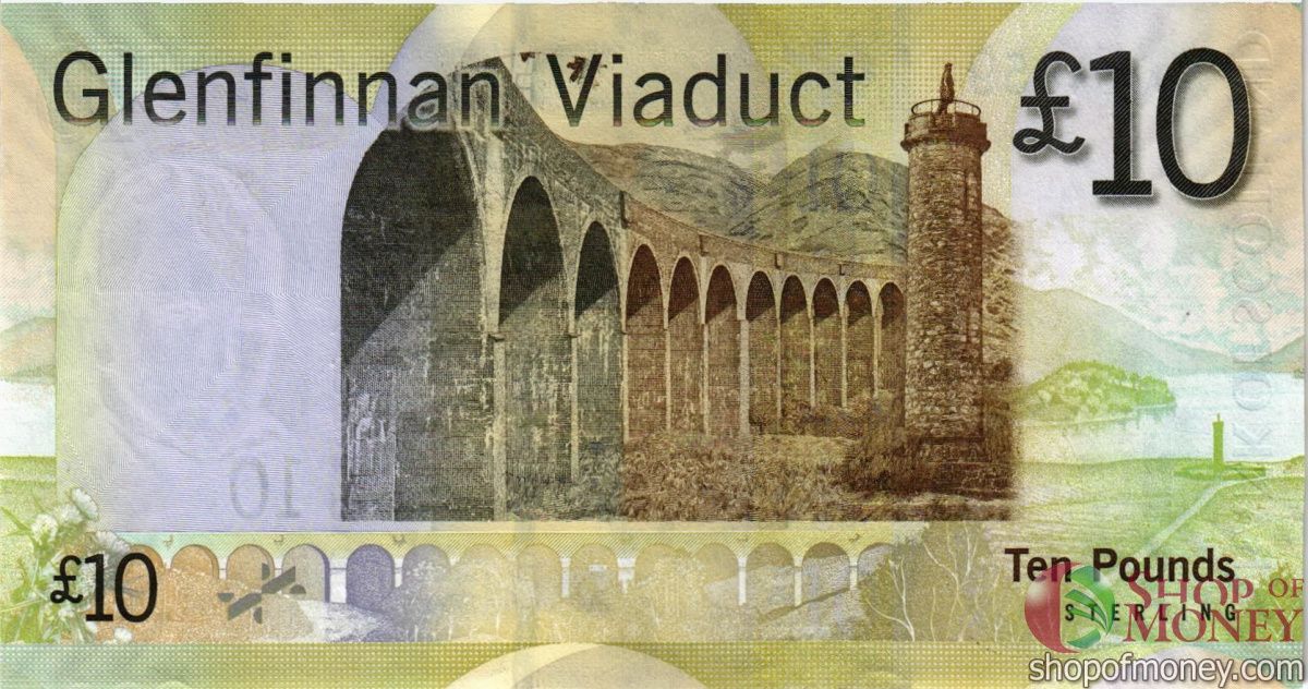 ШОТЛАНДИЯ 10 ФУНТОВ (-AA-СЕРИЯ) 2