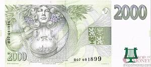 ЧЕХИЯ 2000 КРОН 2