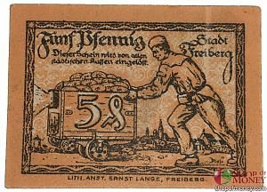 ГЕРМАНИЯ 5 ПФЕННИГОВ (НОТГЕЛЬД) 2