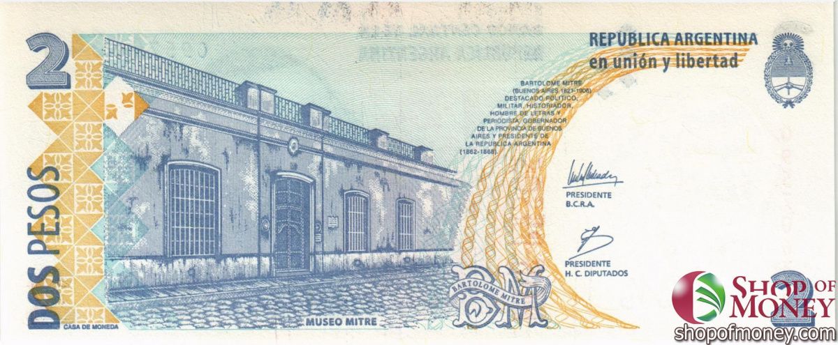 АРГЕНТИНА 2 ПЕСО 2