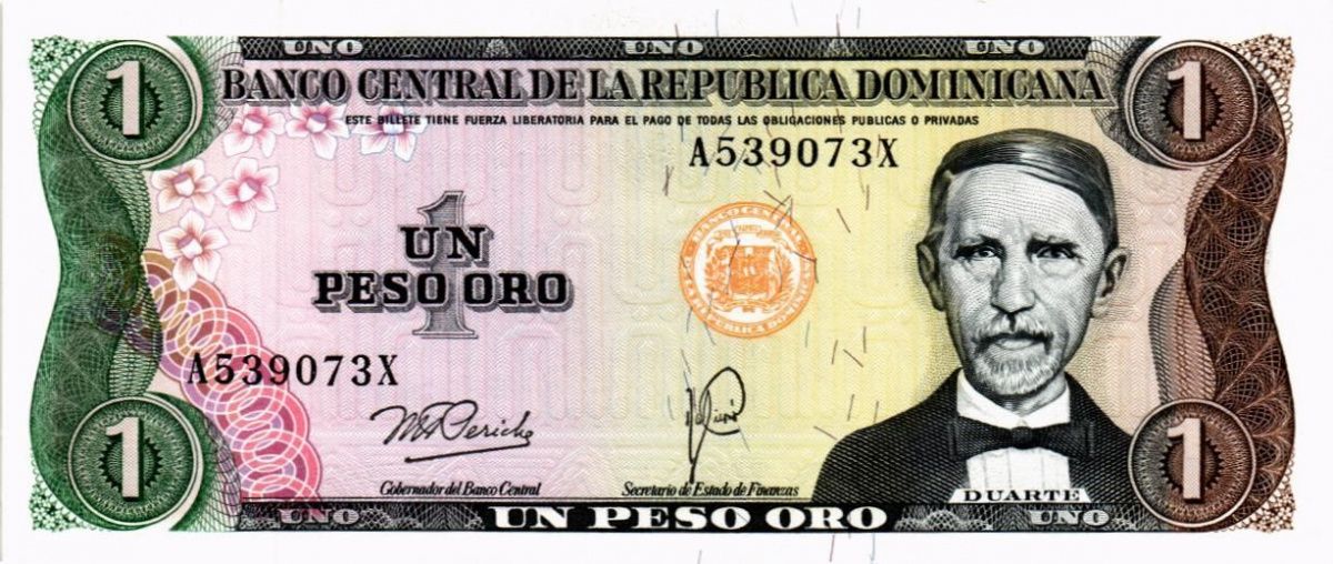 ДОМИНИКАНСКАЯ РЕСПУБЛИКА 1 ПЕСО 1