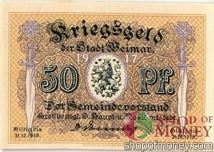 ГЕРМАНИЯ 50 ПФЕННИГОВ (НОТГЕЛЬД) 1