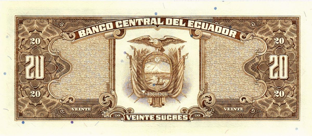 ЭКВАДОР 20 CУКРКЕ 2