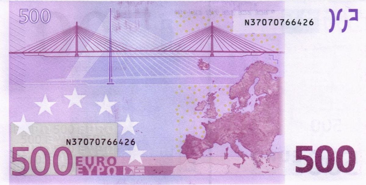 ЕВРОПЕЙСКИЙ СОЮЗ 500 ЕВРО 2