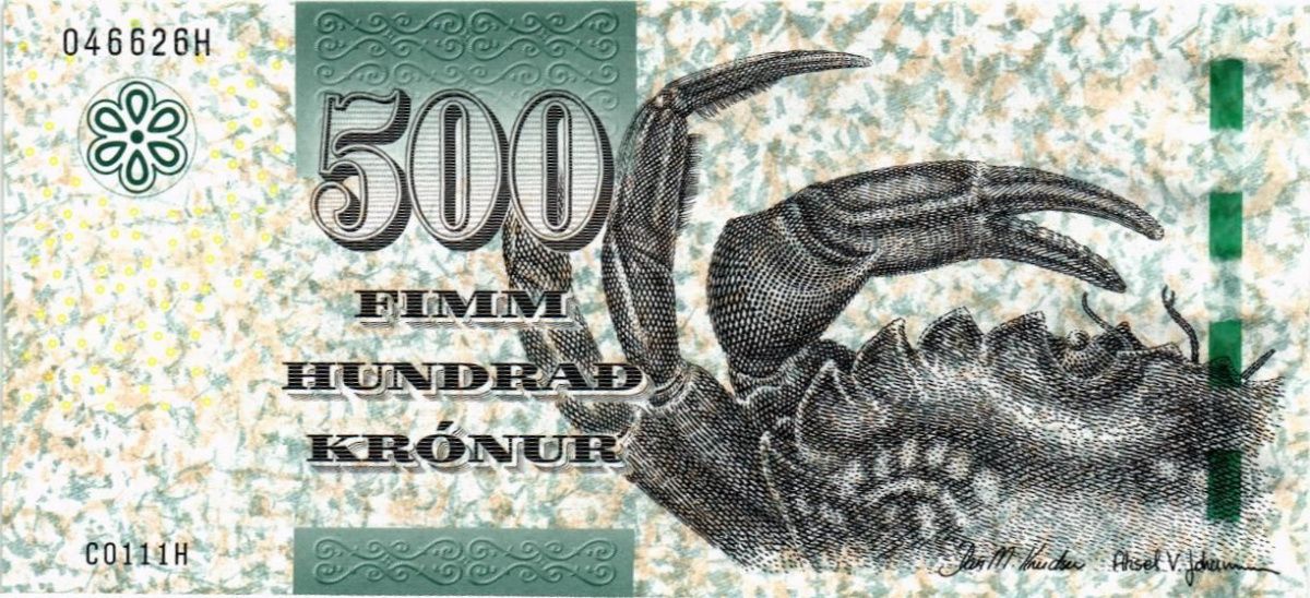 ФАРЕРСКИЕ ОСТРОВА 500 КРОН 1