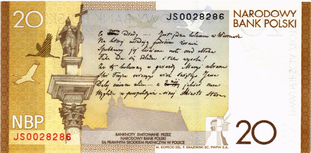 ПОЛЬША 20 ЗЛОТЫХ (В БУКЛЕТЕ) 3