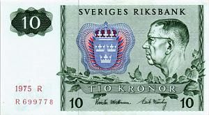 ШВЕЦИЯ 10 КРОН 1