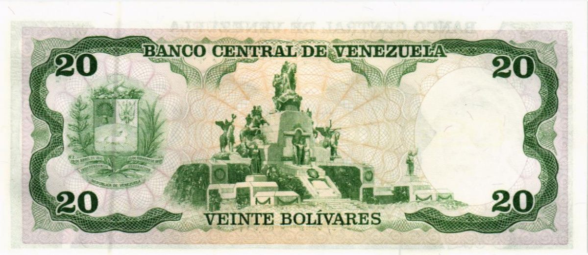 ВЕНЕСУЭЛА 20 БОЛИВАР 2