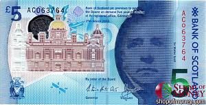 ШОТЛАНДИЯ 5 ФУНТОВ 1