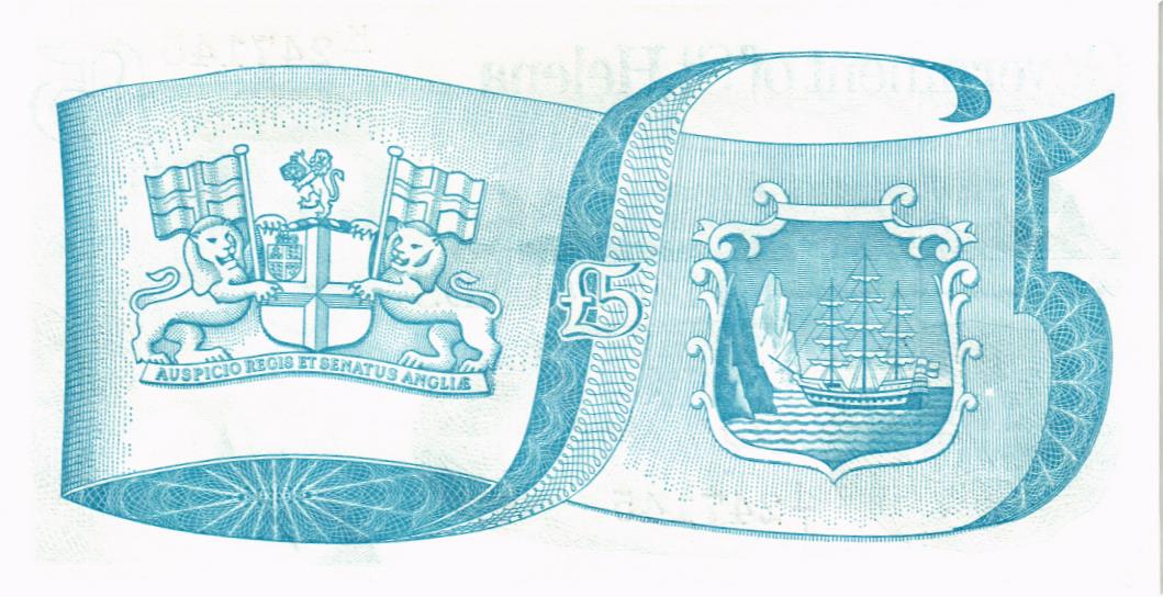 ОСТРОВ СВЯТОЙ ЕЛЕНЫ 5 ФУНТОВ 2