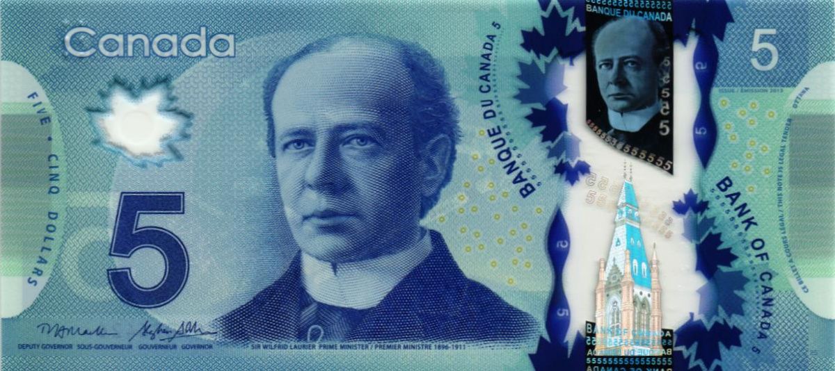 КАНАДА 5 ДОЛЛАРОВ 1