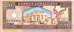 СОМАЛИЛЕНД 20 ШИЛЛИНГОВ 1