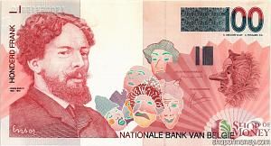 БЕЛЬГИЯ 100 ФРАНКОВ 1