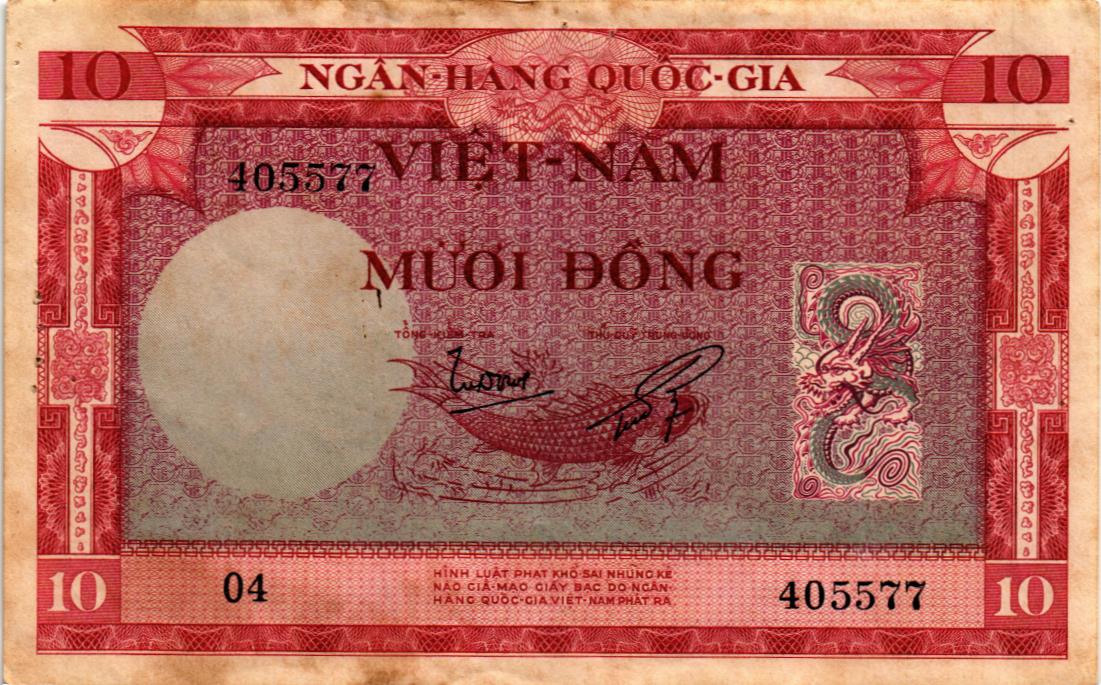 ЮЖНЫЙ ВЬЕТНАМ 10 ДОНГ 1