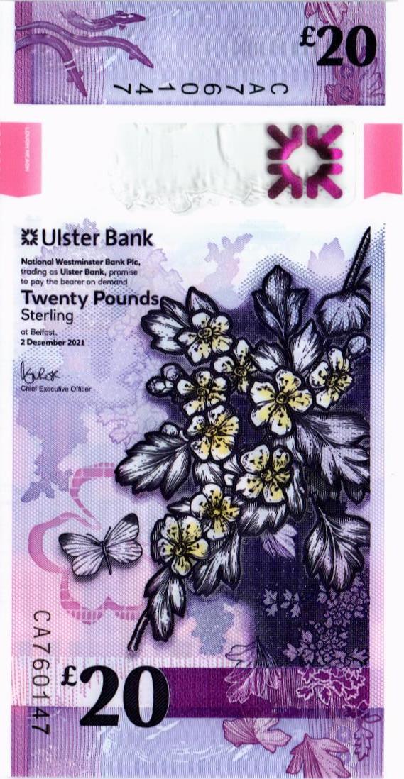 СЕВЕРНАЯ ИРЛАНДИЯ 20 ФУНТОВ (ULSTER BANK) 1