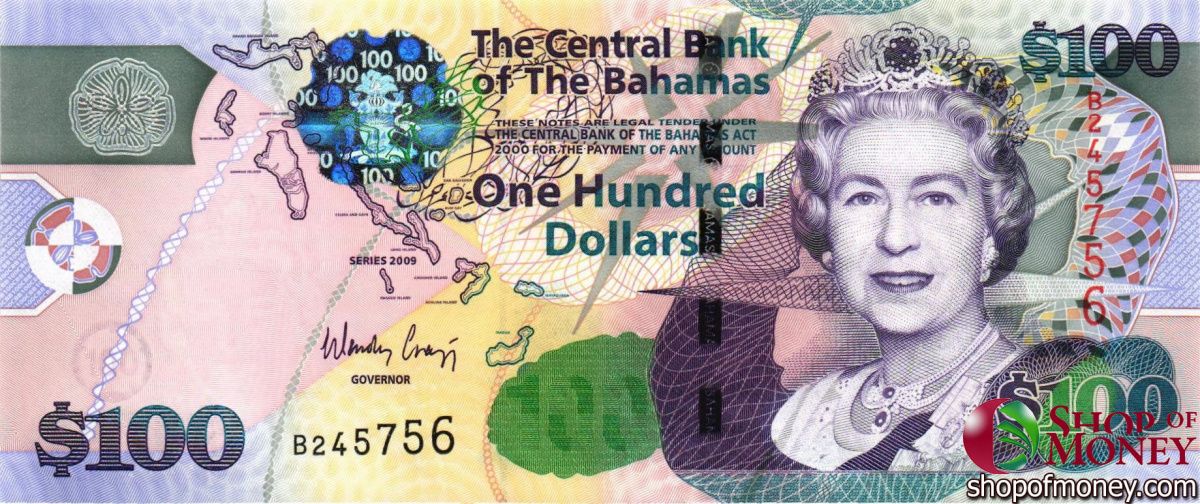 БАГАМСКИЕ ОСТРОВА 100 ДОЛЛАРОВ 1