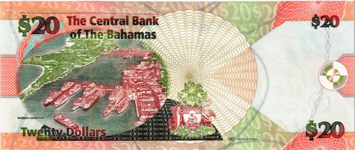 БАГАМСКИЕ ОСТРОВА 20 ДОЛЛАРОВ 2