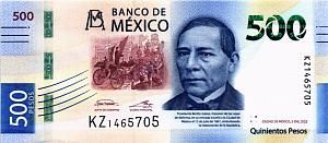 МЕКСИКА 500 ПЕСО (05.01.2022) 1