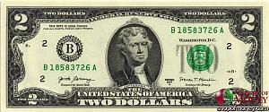 США 2 ДОЛЛАРА (B-Нью-Йорк) 1