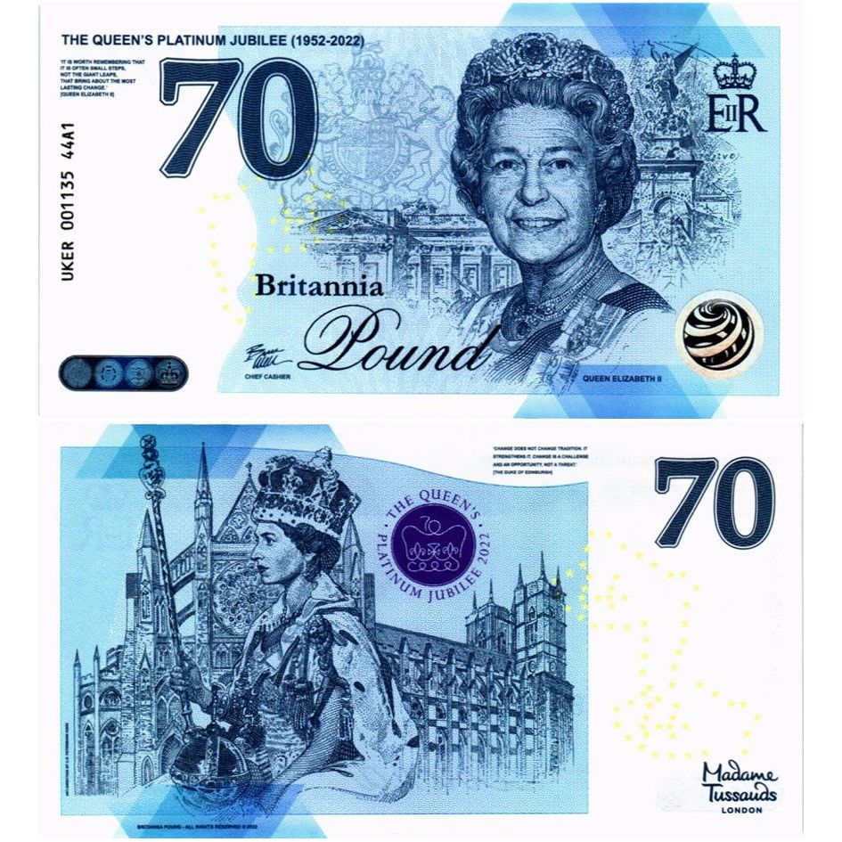 ВЕЛИКОБРИТАНИЯ/АНГЛИЯ НАБОР 1 ФУНТ (СУВЕНИРНЫЕ) 5