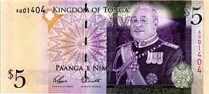 ТОНГА 5 ПААНГА 1