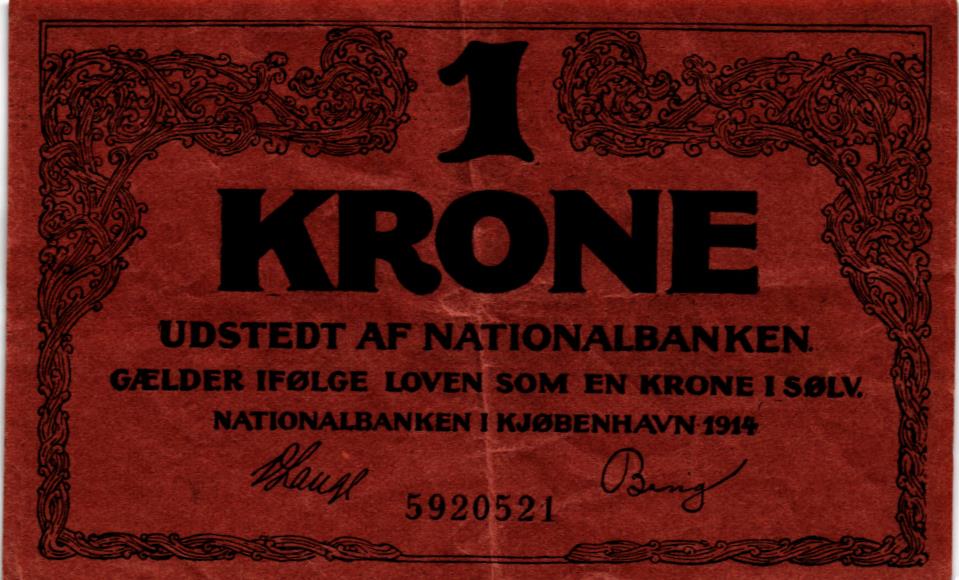ДАНИЯ 1 КРОНА 1