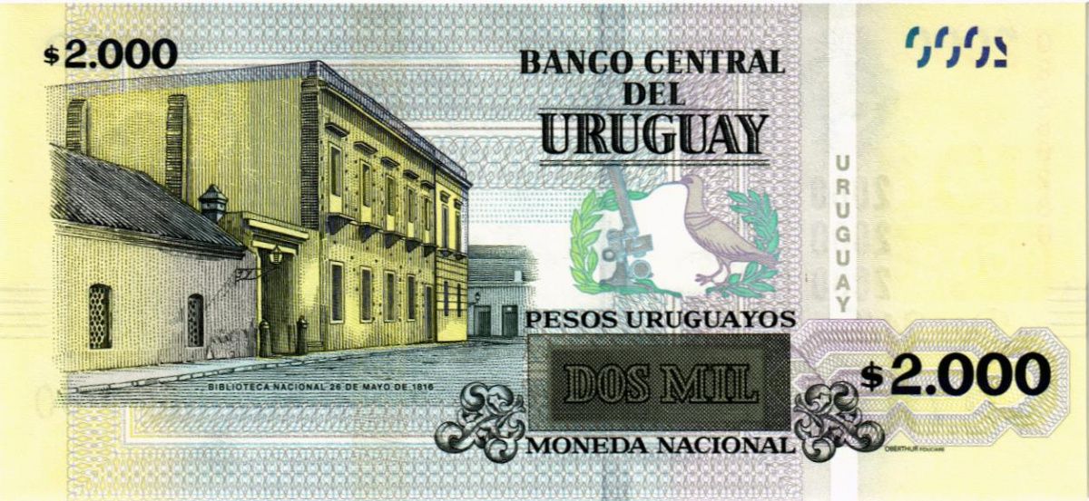 УРУГВАЙ 2000 ПЕСО 2