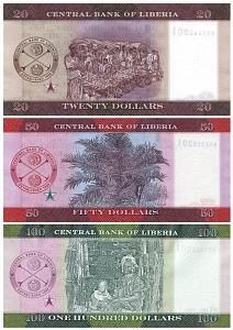 ЛИБЕРИЯ НАБОР 20-50-100 ДОЛЛАРОВ 2