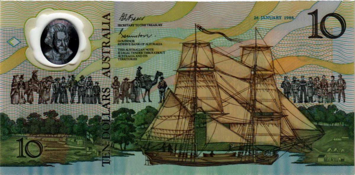 АВСТРАЛИЯ 10 ДОЛЛАРОВ 2