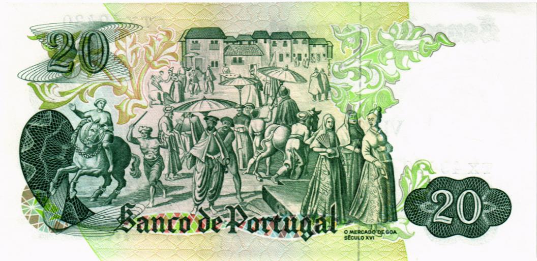 ПОРТУГАЛИЯ 20 ЭСКУДО 2